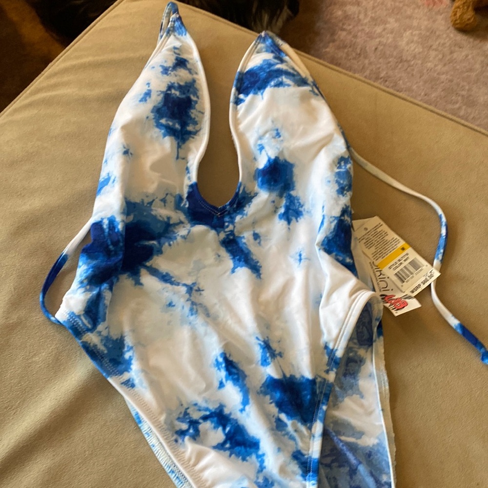The Bikini Lab Spacious skies one piece swimsuit